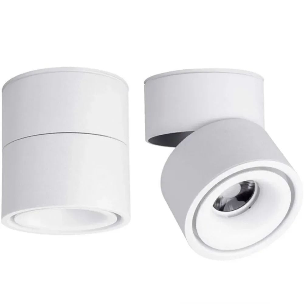 LED Indoor Ceiling Spotlight 360 Adjustable 10W LED 3000K Warm White NIB